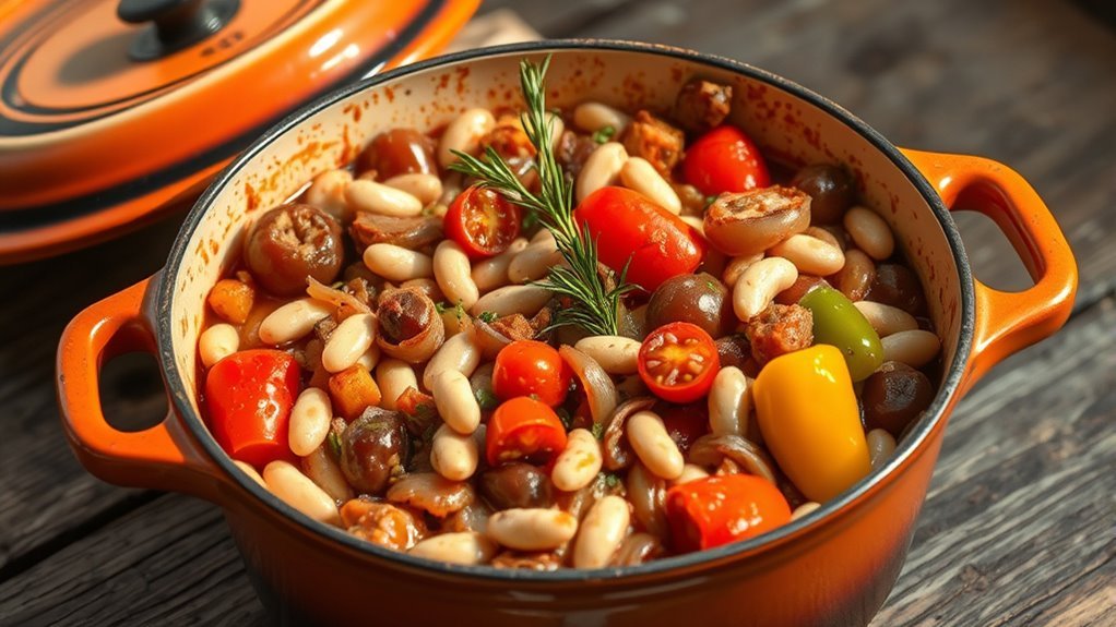 hearty slow cooked vegetable stew
