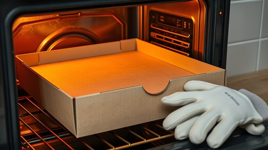 heating pizza boxes causes fires