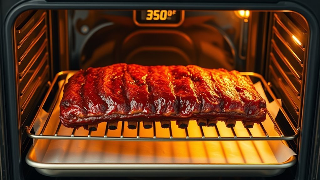 let ribs sit dry foil