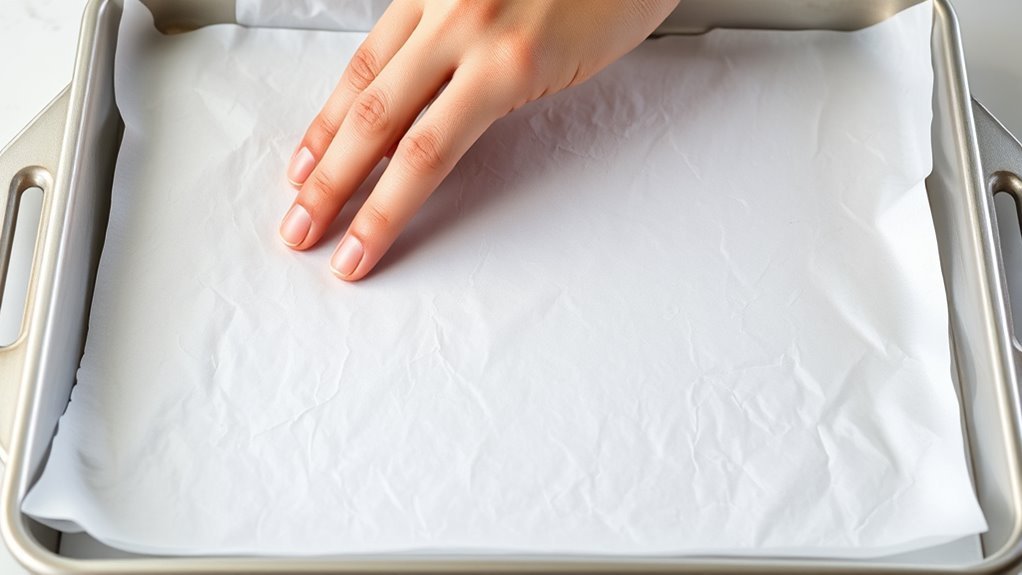 line baking sheet with liner