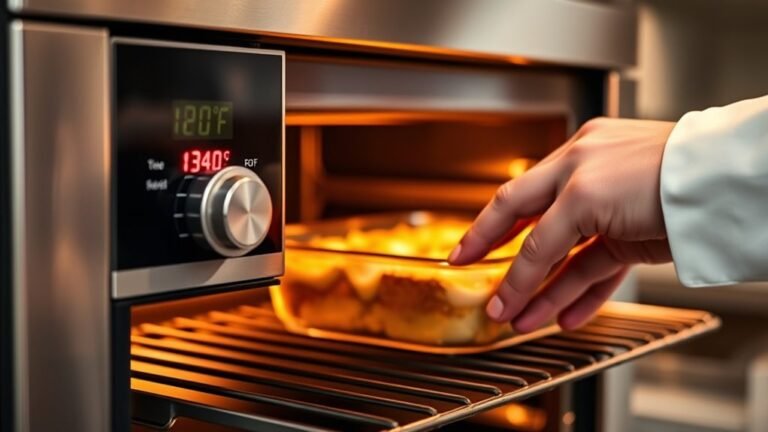 maintain low oven temperature