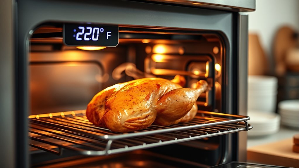maintain proper oven temperature