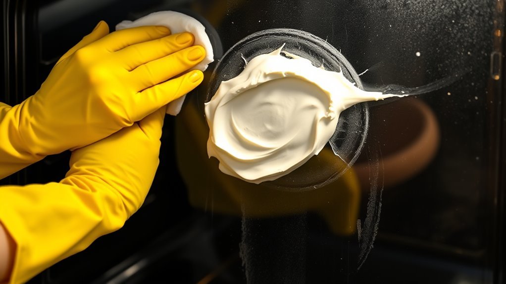 mix baking soda paste