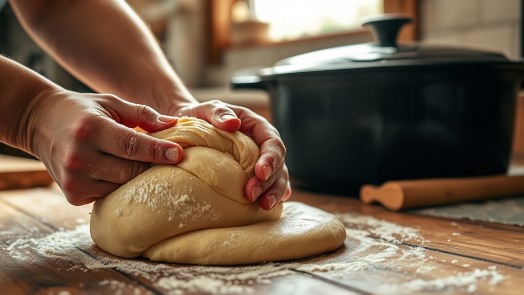mix ingredients gently rest
