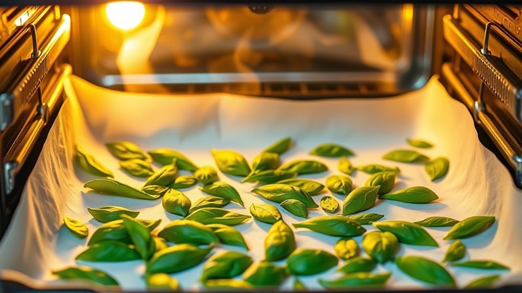 monitor oven drying carefully