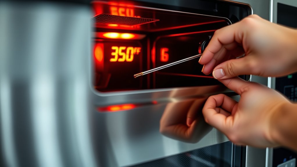 monitor oven temperature regularly