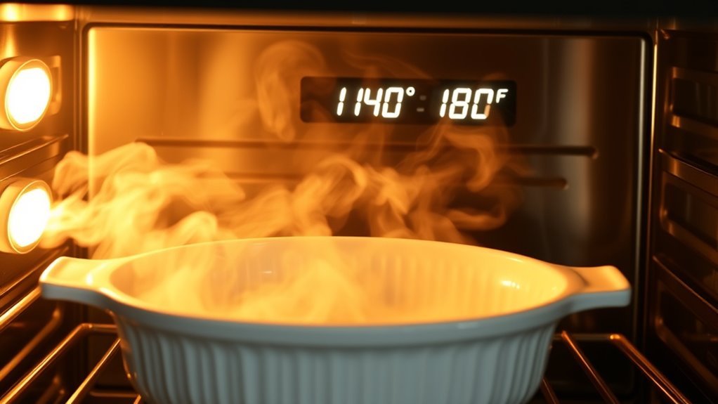 optimal warm food temperature