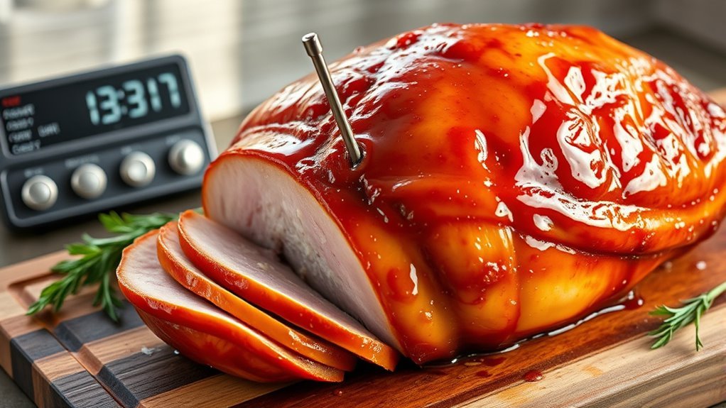 oven cooking ham duration