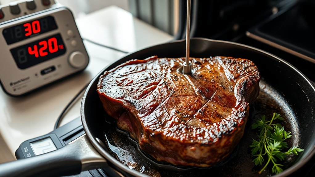 oven cooking ribeye duration