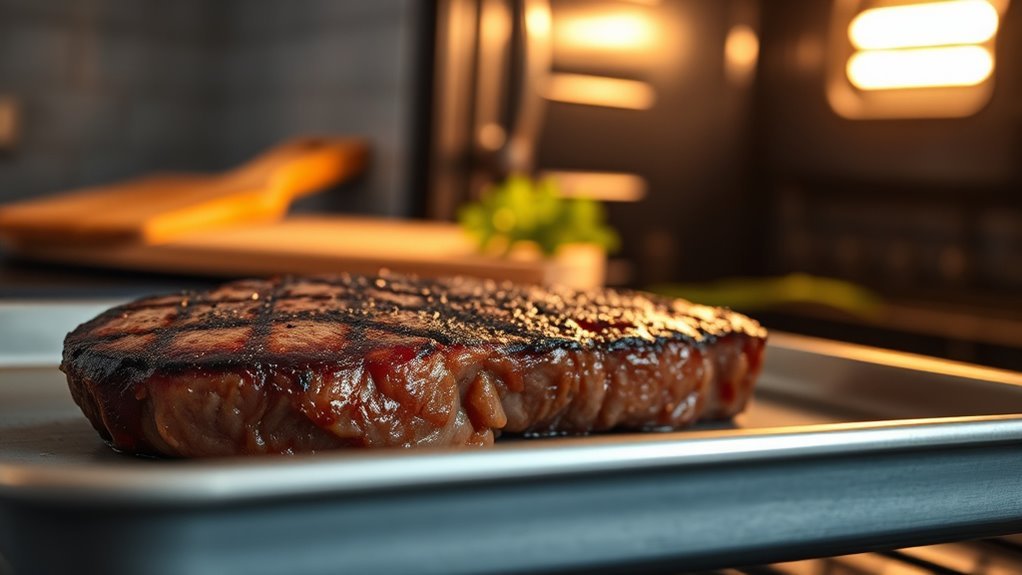 oven cooking time after searing