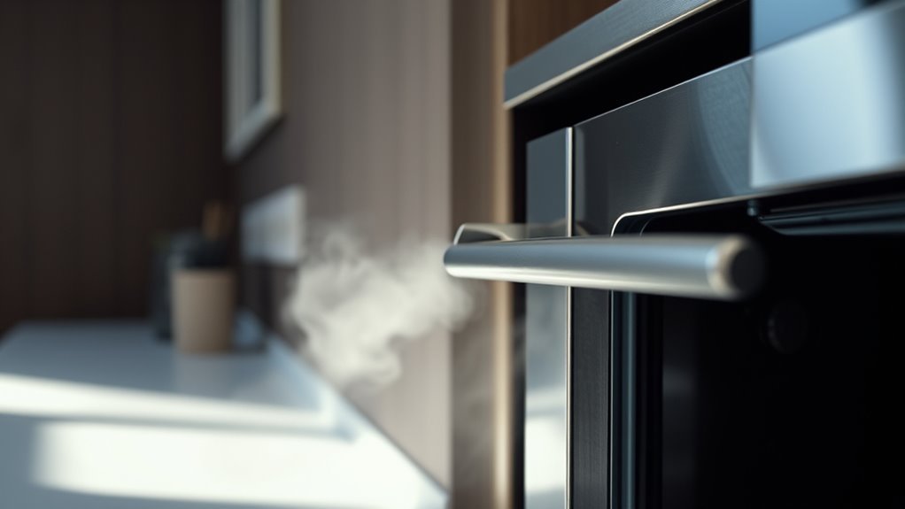 oven gas smell issue