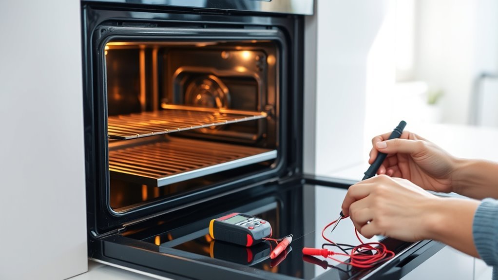 oven heating troubleshooting steps