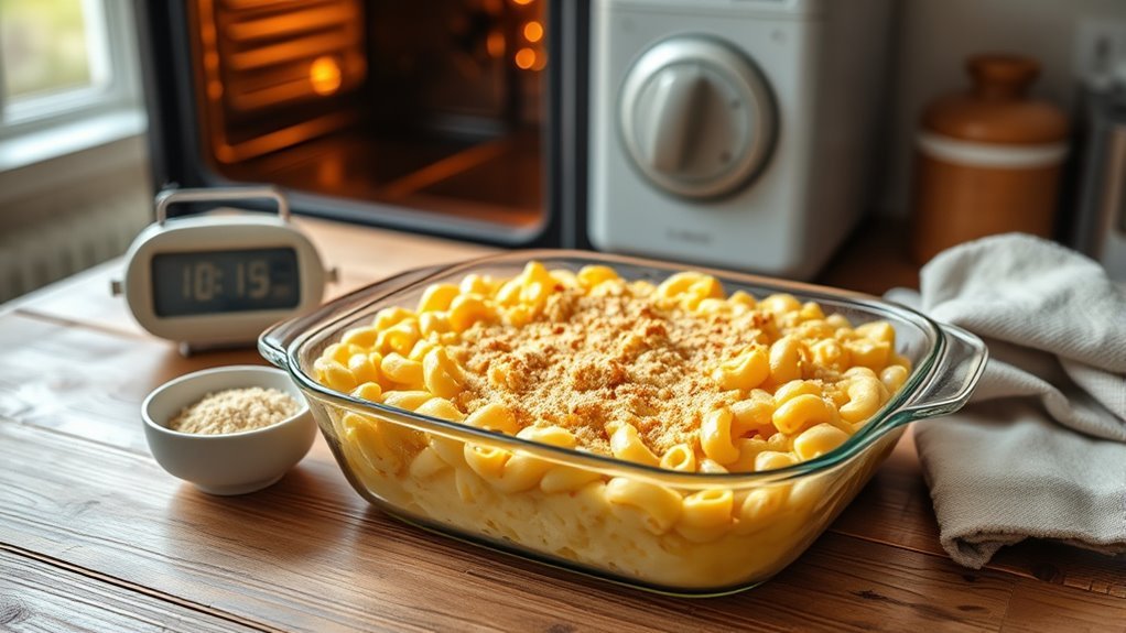 oven reheat mac and cheese