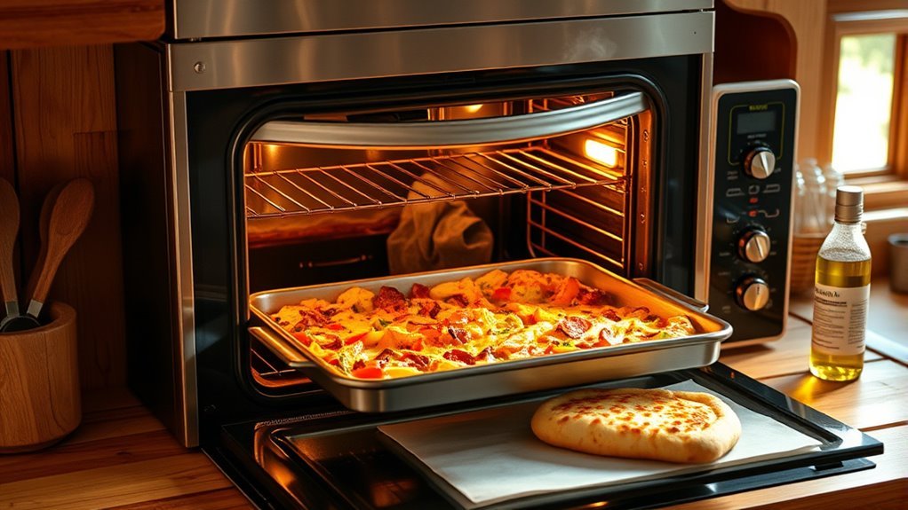 oven reheating food efficiently