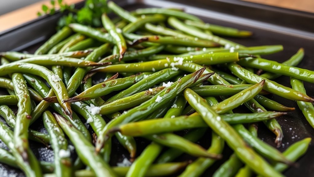oven roasted green beans