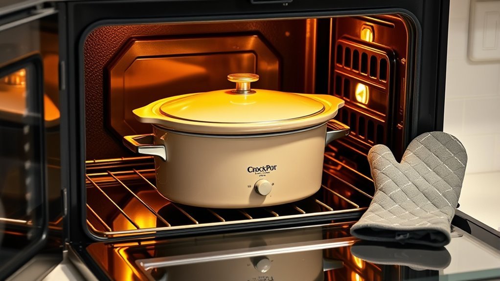 oven safe temperature handling precautions