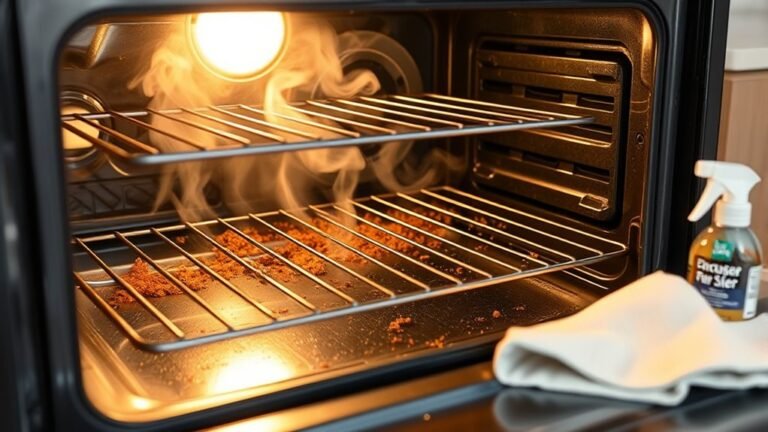 oven smoking during preheat
