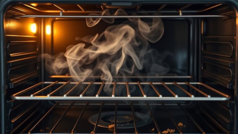 oven smoking during preheat