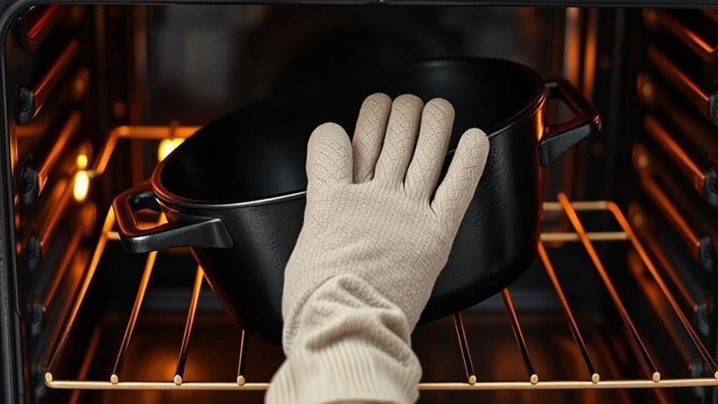 oven storage preserves seasoning