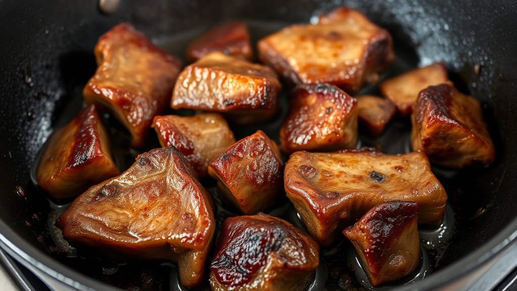 pat dry flour sear deglaze