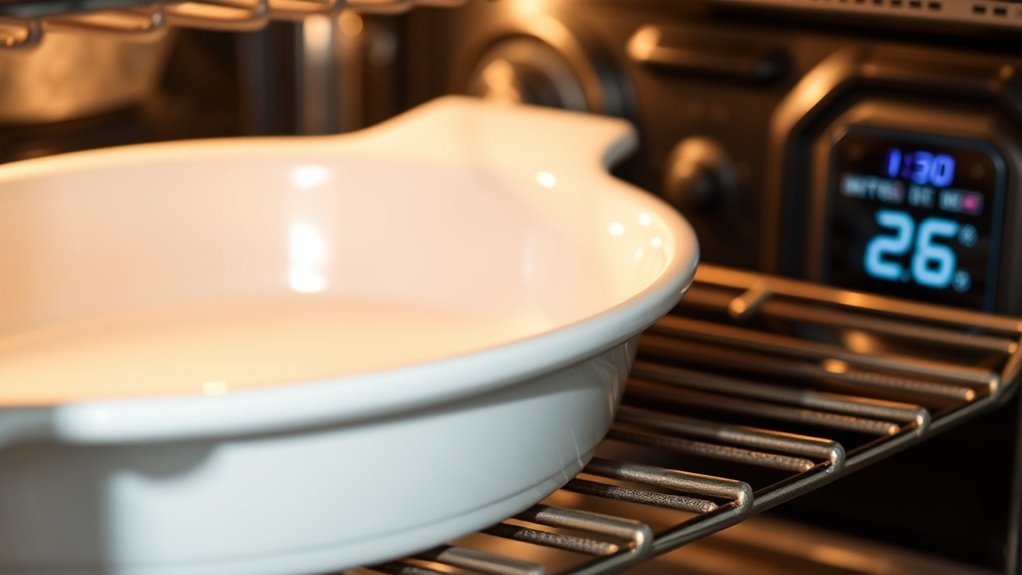 porcelain oven temperature limits