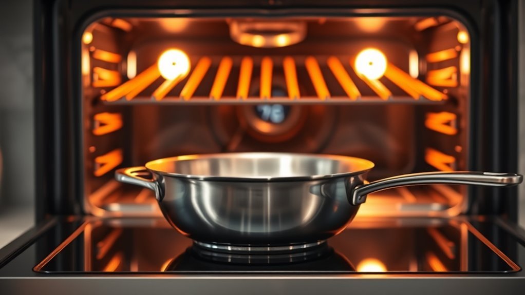preheat oven and skillet