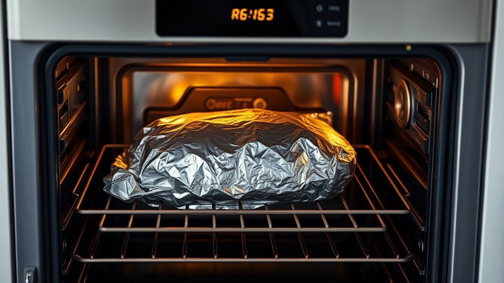 preheat oven carefully first