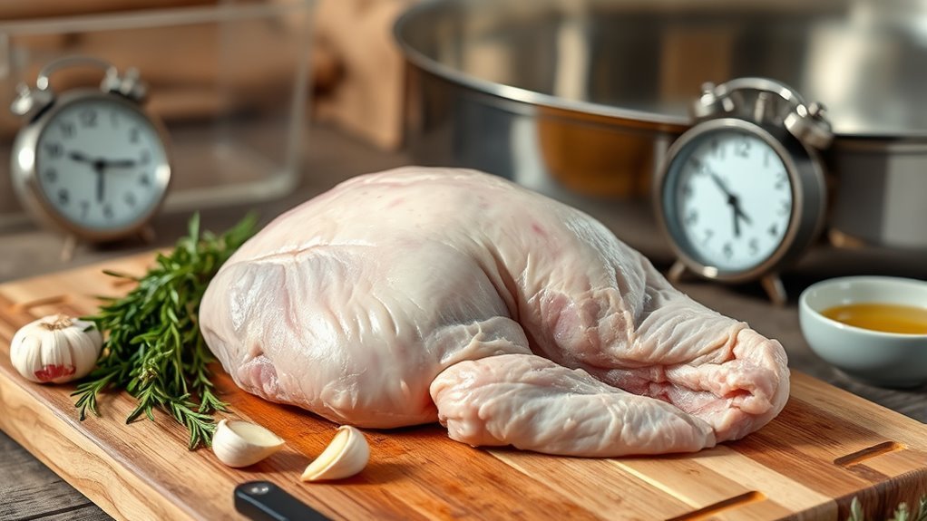 preheat oven cook turkey