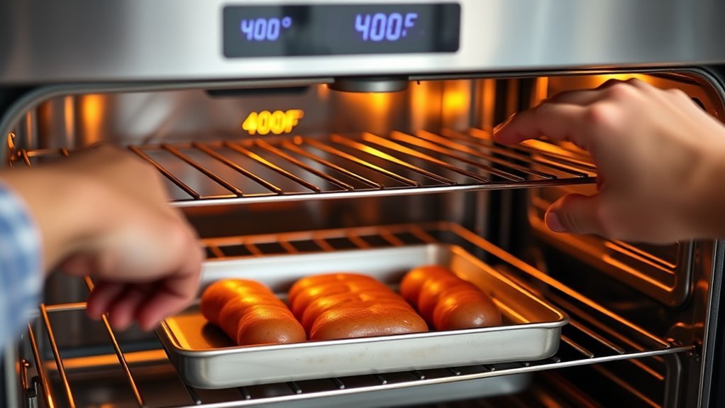 preheat oven for even cooking