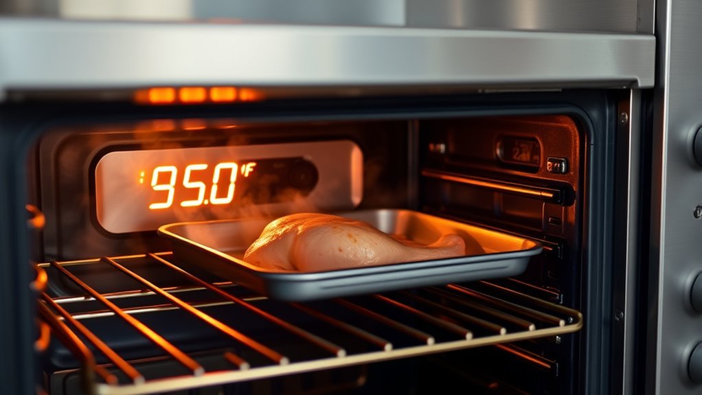 preheat oven fully first