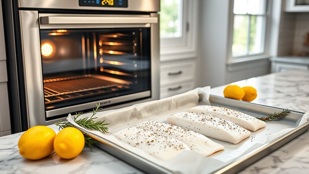 preheat oven line baking sheet