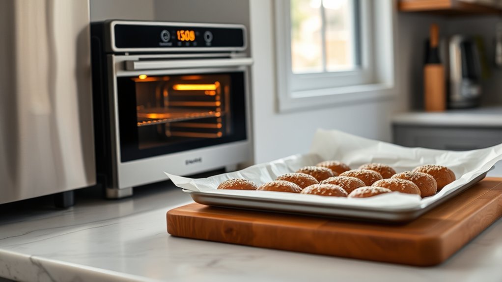 preheat oven prepare baking sheet