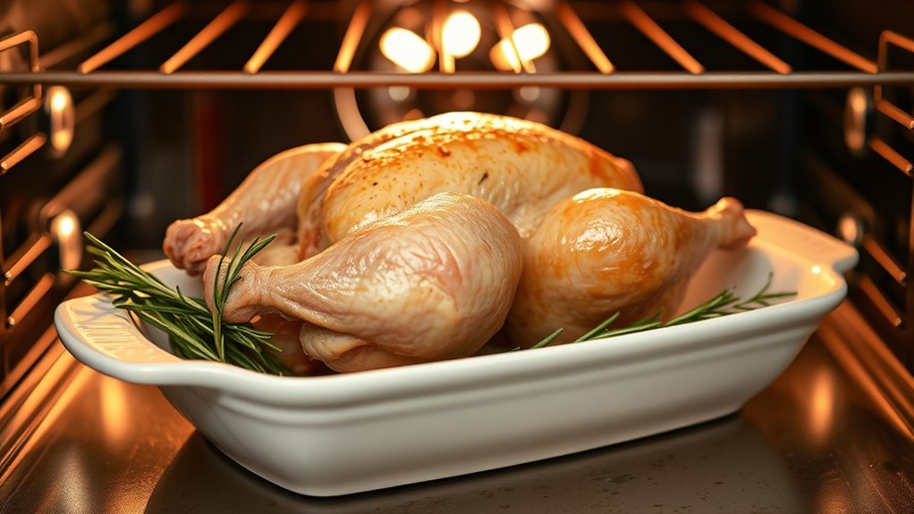 preheat oven prepare chicken