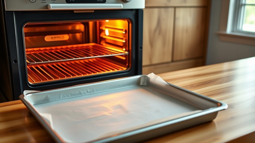preheat oven prepare sheet