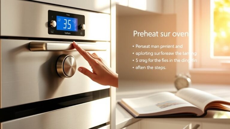 preheat oven properly now