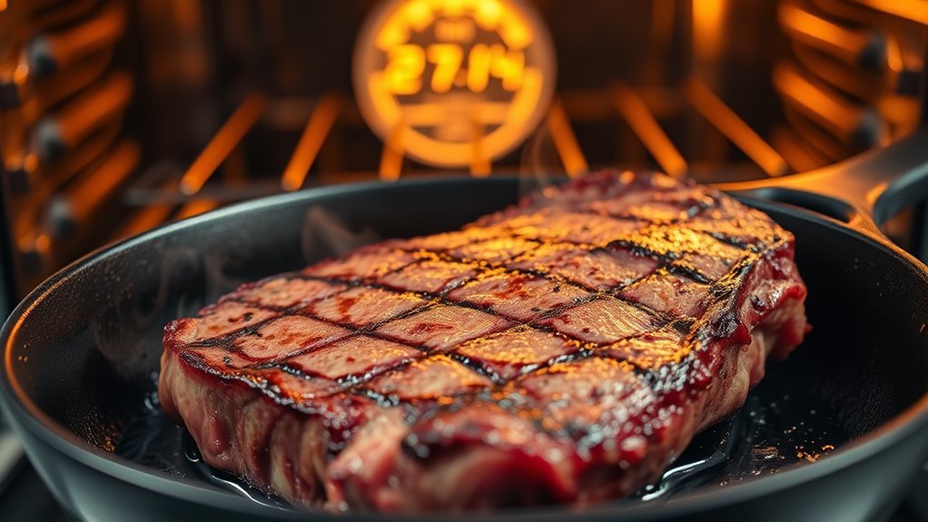 preheat oven sear steak