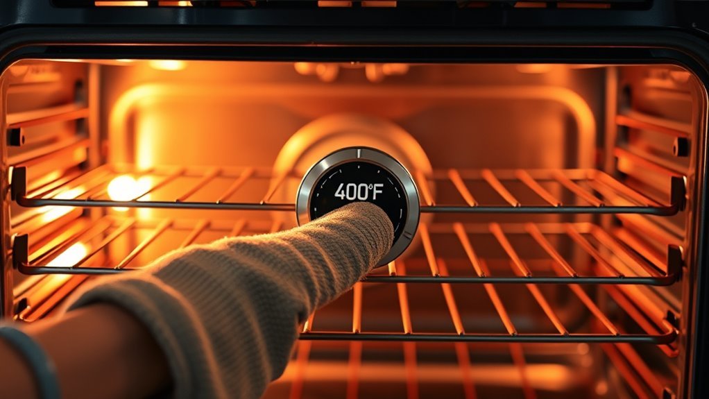 preheat oven thoroughly first