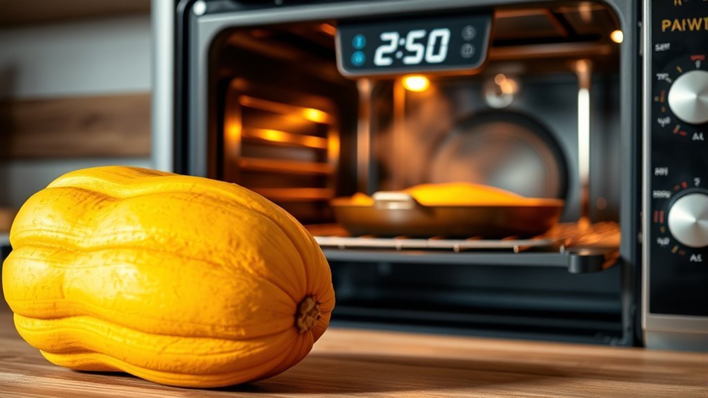 preheat oven to correct temperature