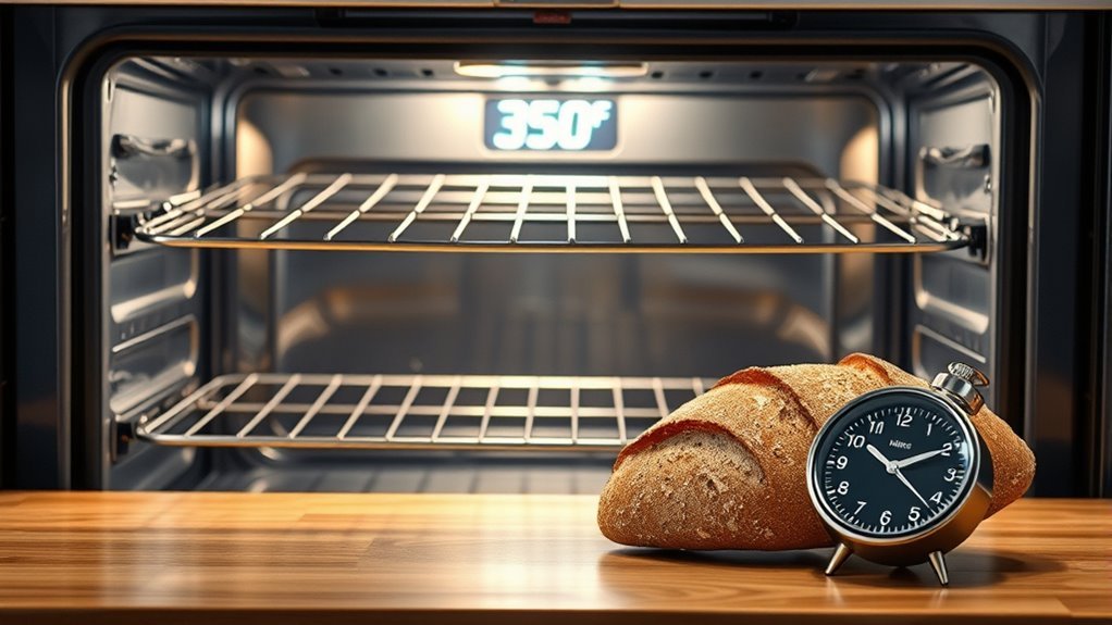 preheat oven to proper temperature