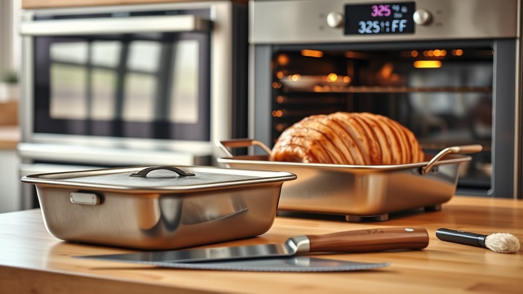 preheat oven use rack