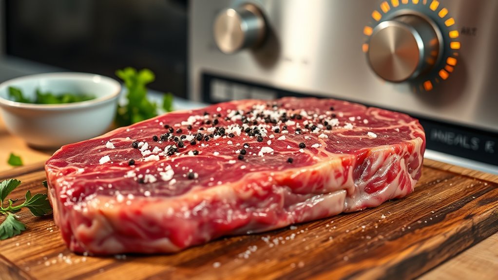 preheat season and oil