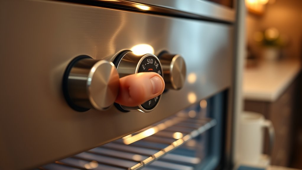 preheat with clean sealed oven
