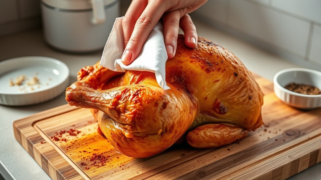 prepare chicken before reheating