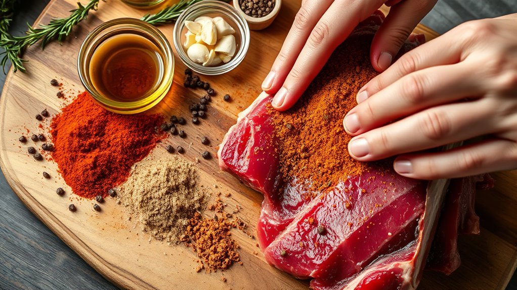 prepare flavorful dry rub