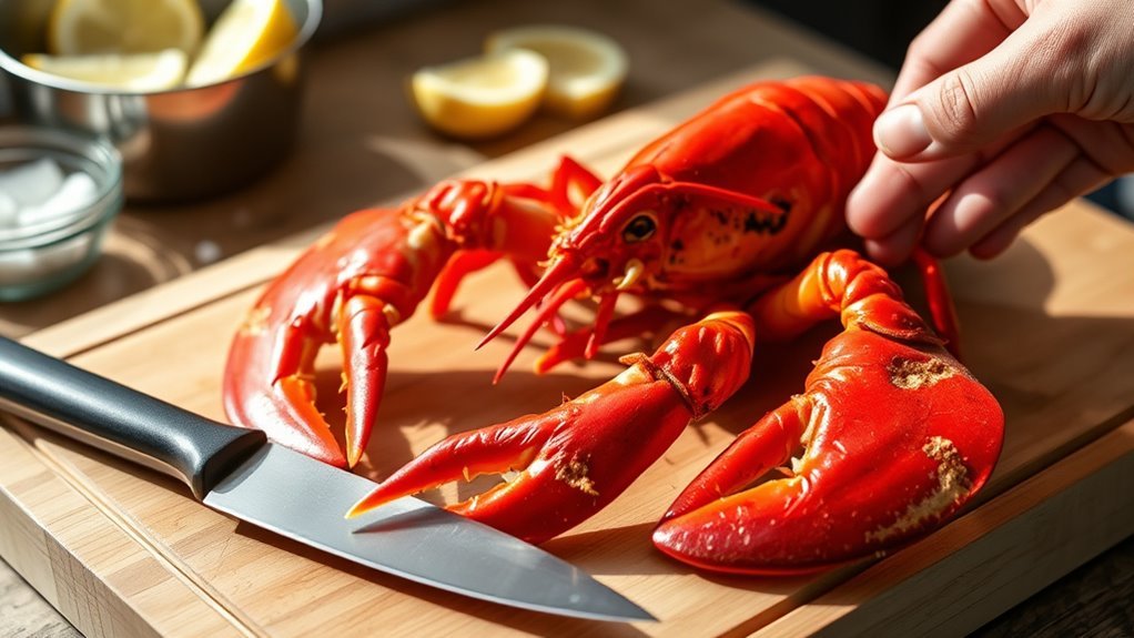 prepare lobster tails properly