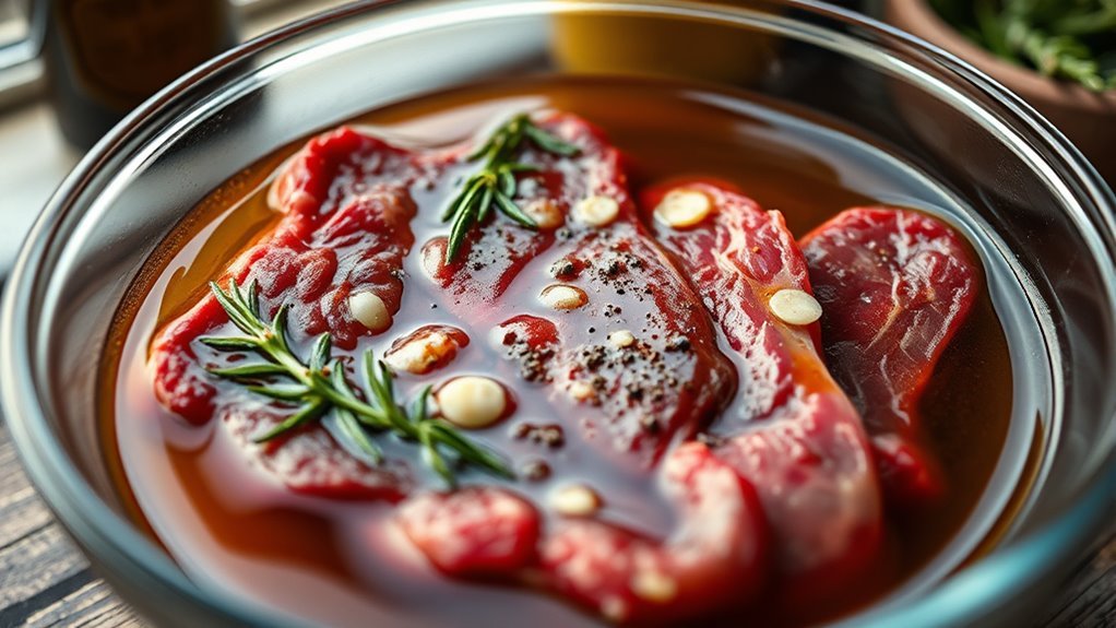 proper marinate for tenderness