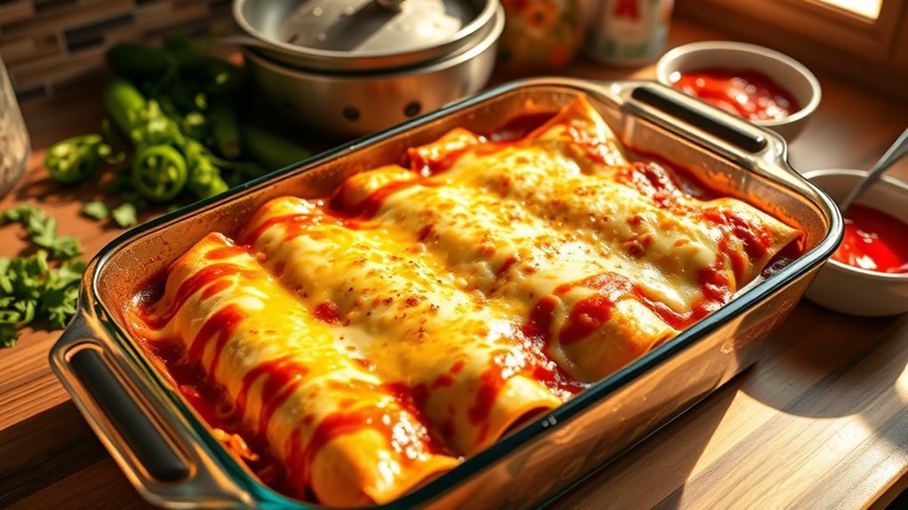 reheat enchiladas oven instructions