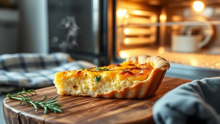 reheat quiche oven method