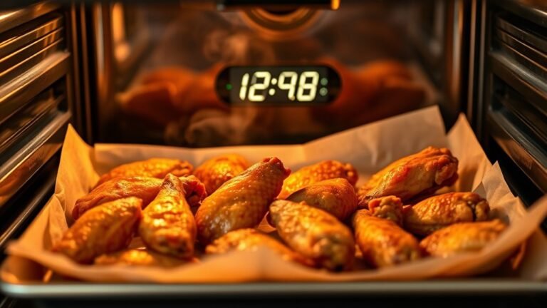 reheat wings in oven