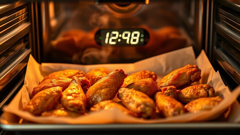 reheat wings in oven